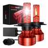 Torchbeam H4 LED Bulbs, 9003/HB2 Fog Light, 6000K Cool White,