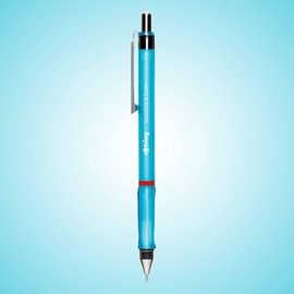 rOtring Visuclick Mechanical Pencil Set 0.7mm Leads 2B Lead Vivid Orange Blue Barrel