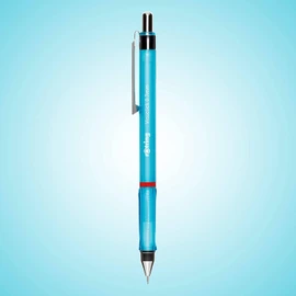 rOtring Visuclick Mechanical Pencil Set 0.7mm Leads 2B Lead Vivid Orange Blue Barrel