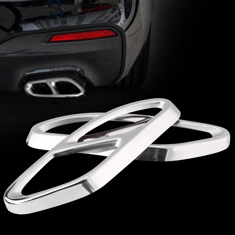 Exhaust Muffler Covers, Exhaust Tailpipe Cover Trim Replacement for GLC