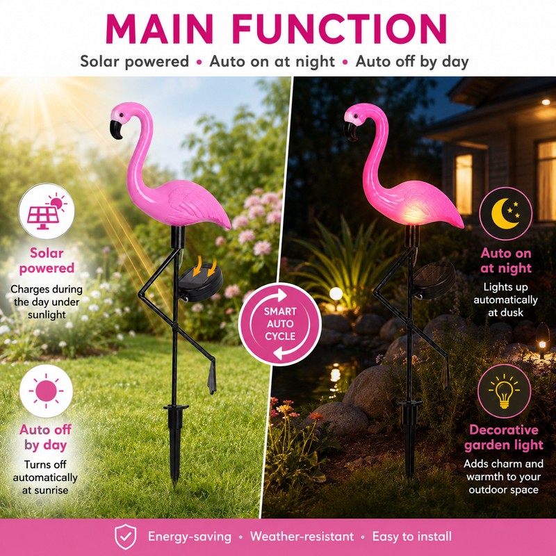 Peacock Solar Garden Light for Outdoor Decor – IP65 LED