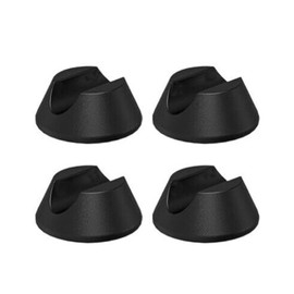 Leliafleury 4Pcs 10mm Hairpin Legs Protector Black Hairpin Floor Protectors for Table Chairs Desk Leg