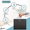 Adir Metal Suggestion Box with Lock and Slot, Wall Mount