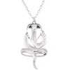 DUOWEI Cobras Snake Chain Necklace Enamel Snake Pendant Jewellery Reptile