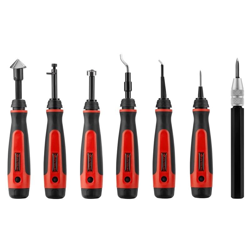 AFA Tooling - Deburring Tool 7 Piece Kit - Deburring