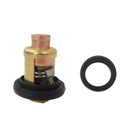 Upgraded Version 5005440 Thermostat with Gasket for Johnson Evinrude 35hp 1976-1994 40hp 1960-1969 45hp Commercial 1989-1992 50hp 1971-1975, Replace 8330720, 777260, 0377148