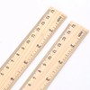 3 Pack Wooden Ruler 12 inch 8 inch and 6
