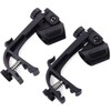 Veemoon 2pcs Drum Microphone Holder, Drum Rim Mic Clip Adjustable