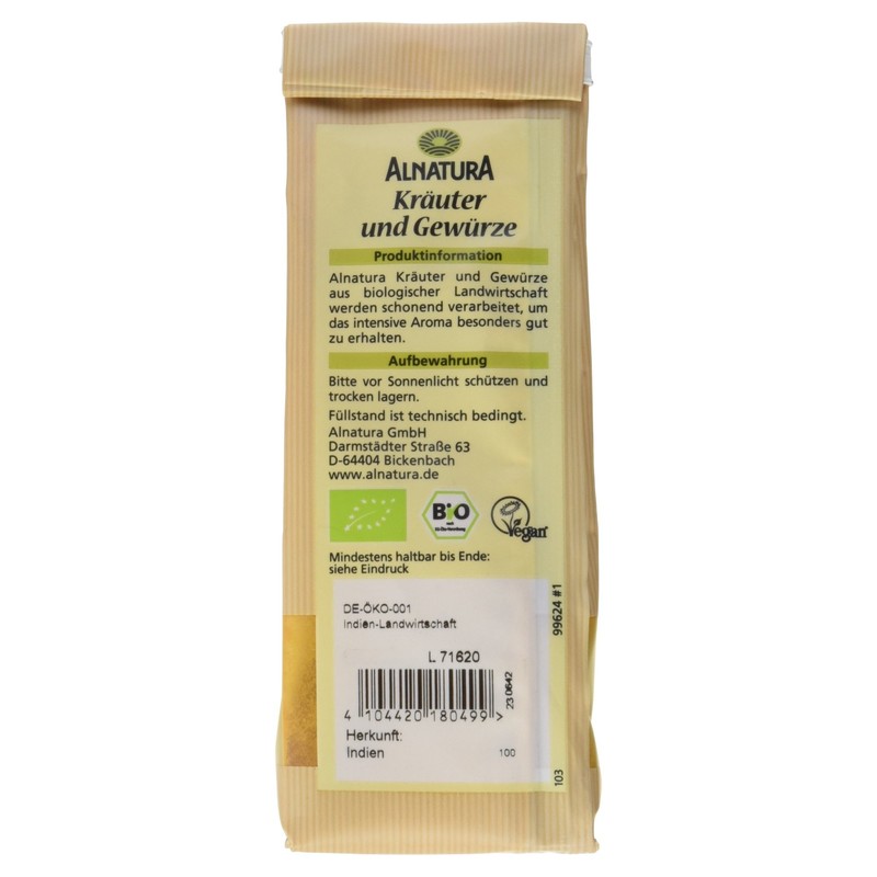 Alnatura Organic Turmeric Ground 60 g