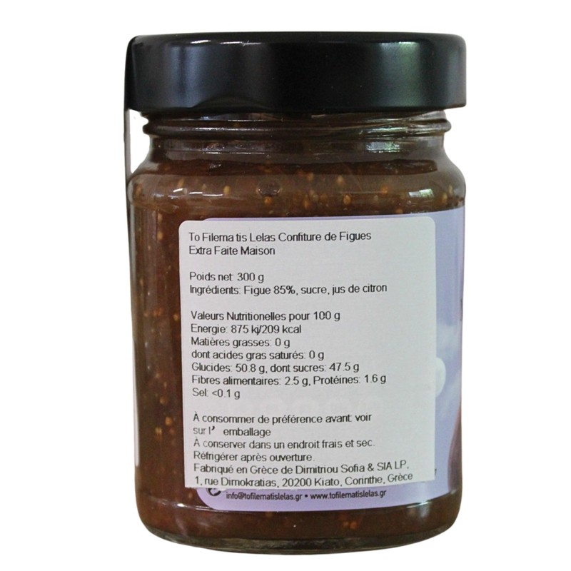 To Filema tis Lelas Marmellata di Fichi Extra Casareccia,300g