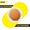 Zuvo Disposable Plates 50 Pack - 100% Compostable White Paper