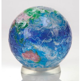 Yanoman 60 Piece 3D Sphere Puzzle Clear Earth