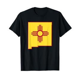 New Mexico State flag Zia Symbol Flag New Mexico T-Shirt