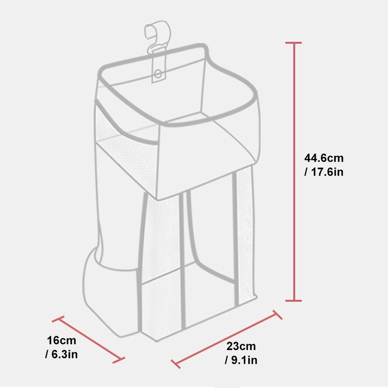 Hanging Diaper Organizer Diaper Stacker for Changing Table Diaper Holder