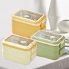 Stainless Steel Insulated Lunch Box Multiple Compartments Fashionable Safe Stainless