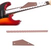 Guitar Measuring Tool Set Silver Aluminum Neck Straight Edge Fret