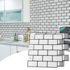 Art3dwallpanels 10-Sheet Peel and Stick Backsplash for Kitchen, 12''X12'' Peel