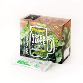 Delish Organics Mulberry Leaf, 60 Packets, Granule Type, 100% Japanese Mulberry Leaves, Organic JAS Certified, Made in Japan, Superfood, Monde Selection Gold Award Winner