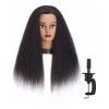 Headfix Maniqui Cabeza Cabello Natural Negro 40 Cm Headfix
