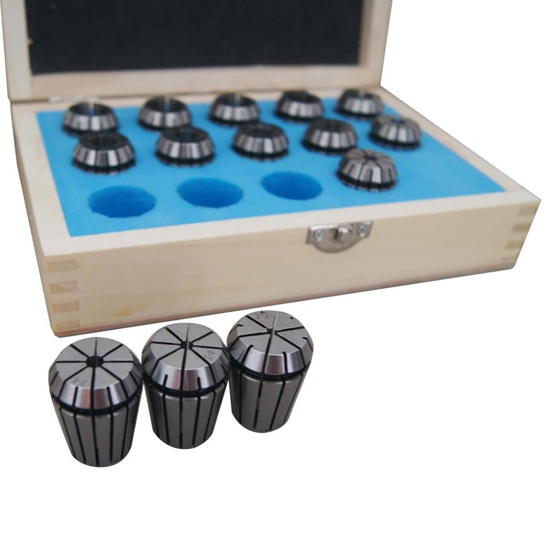KATSU ER25 Spring Collet Set 14 Pieces 3-16mm Gripping Range