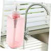 ABOOFAN Square Liquid Pump Dispenser Bottle for Shampoo Body Wash