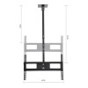 Radox Soporte Radox 500-947 de techo para TV/Monitor de 32"