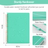 Forvencer Lined Spiral Journal Notebook with 300 Numbered Pages, A5