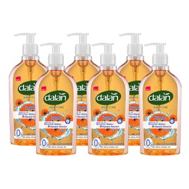 Dalan Papaya Passion Multicare Ultra Moisturizing Liquid Hand Soap for Normal and Dry Hands Fresh Clean and Soft Feeling (13.5 Fl Oz / 400 mL (Pack of 6))