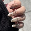 Where do acorns come from~ Handmade nail tips - Stiletto