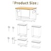 iCASA Trash Bag Dispenser Dishwasher Pods Container, 5 in 1