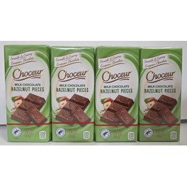 Choceur Hazelnut Crunch Chocolate - 20 x 1.4 oz. (40g) Bars