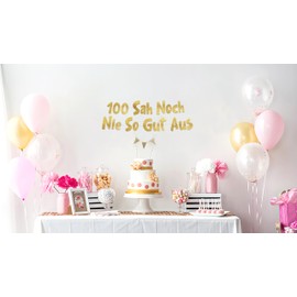 Funny 100 Never Looked So Good 100th Birthday Banner Party Supplies