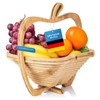 Dimono® Fruit Basket Bamboo Folding Basket, Fruit Bowl, Vegetable Bowl
