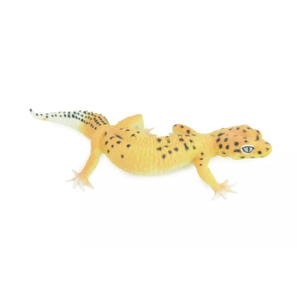 Collectible Wildlife Gifts Leopard Gecko, Toy, Realistic Hand Painted Rubber