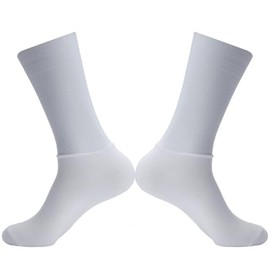 WHITE Aero Cycling Socks 7-11 UK
