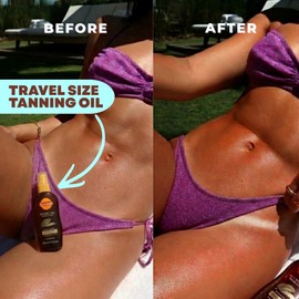 Carroten Intensive Tanning Oil SPF 0, 70 ml - Tanning Accelerator with Carrot and Coconut Oils - Vegan Tanning Oil with Vitamins A & E