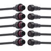dstfuy 4 Wire Plug Connector,16AWG Male Female Plug LED Connector
