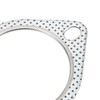 Exhaust Pipe Gasket, 2 Panel Flange Gasket, Universal 3 Inch
