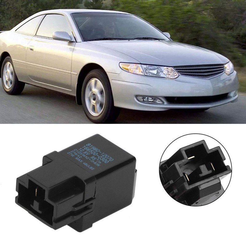 Flasher Relay Turn Signal 81980-12070 Car Flasher Relay Replacement Auto