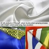 Canadian Alberta Flag 2x3 Ft -Screen Printed Glossy Silk Satin