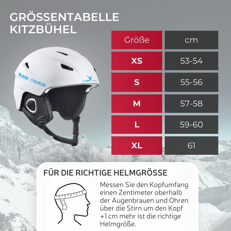 Black Crevice, Kitzbühel, Ski Helmet, XS