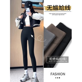 Women's High-Waist Tight Yoga Shark Pants, New Spring/Summer 2024 Black [Ant Waist]+M [48.00 Kg-55.00 Kg] 5ea