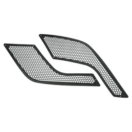KUAFU Truck Grille - Hood Air Intake Grille - Compatible with 2003-2017 Volvo VNL Trucks - Replacement for 20413696, 20435695 - Black - Model GO-2837