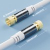 KabelDirekt SAT Cable, Coaxial Cable Internet, Satellite Cable White –