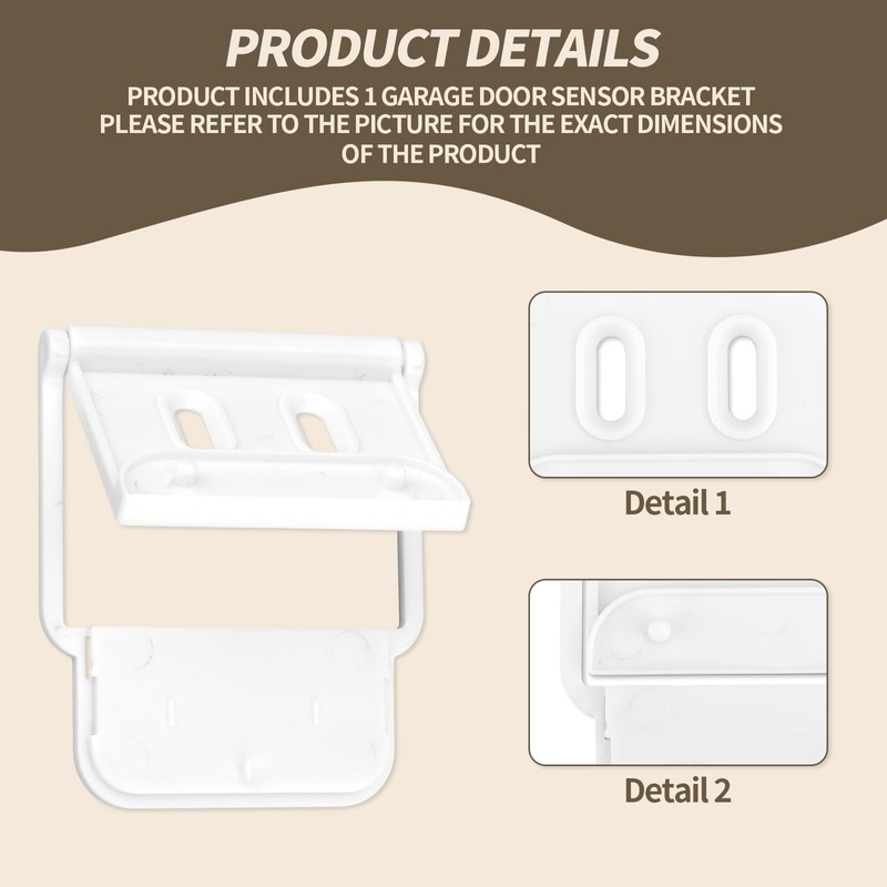 Garage Door Bracket Compatible with Ring Alarm Contact Sensor 2nd