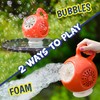 Bubble and Foam Bubble Blower, Adjustable,Portable and Durable, Makes 18000+