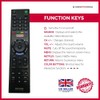 Replacement Remote Control For Sony For KDL-43W756C W75C Full HD