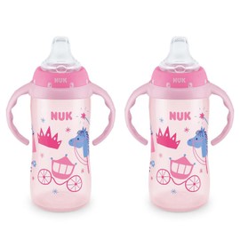 NUK - Taza de aprendizaje de 10 onzas, 2 unidades (paquete de 1), 8+ meses