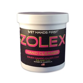 Zolex Water-Activated Hand Cleaner, Stain Remover, Non-Toxic, Petroleum-Free | EZ Carry 3/4 lb Jar (Pack of 1)