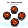 4Pcs 1:10 RC Crawler Car Metal Wheel Hub Car Tire